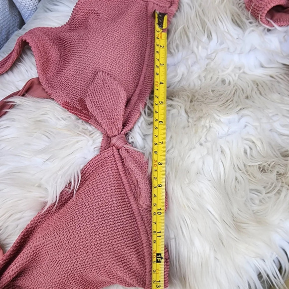 Kona Sol Mauve textured bikini XL NWT - Picture 6 of 12